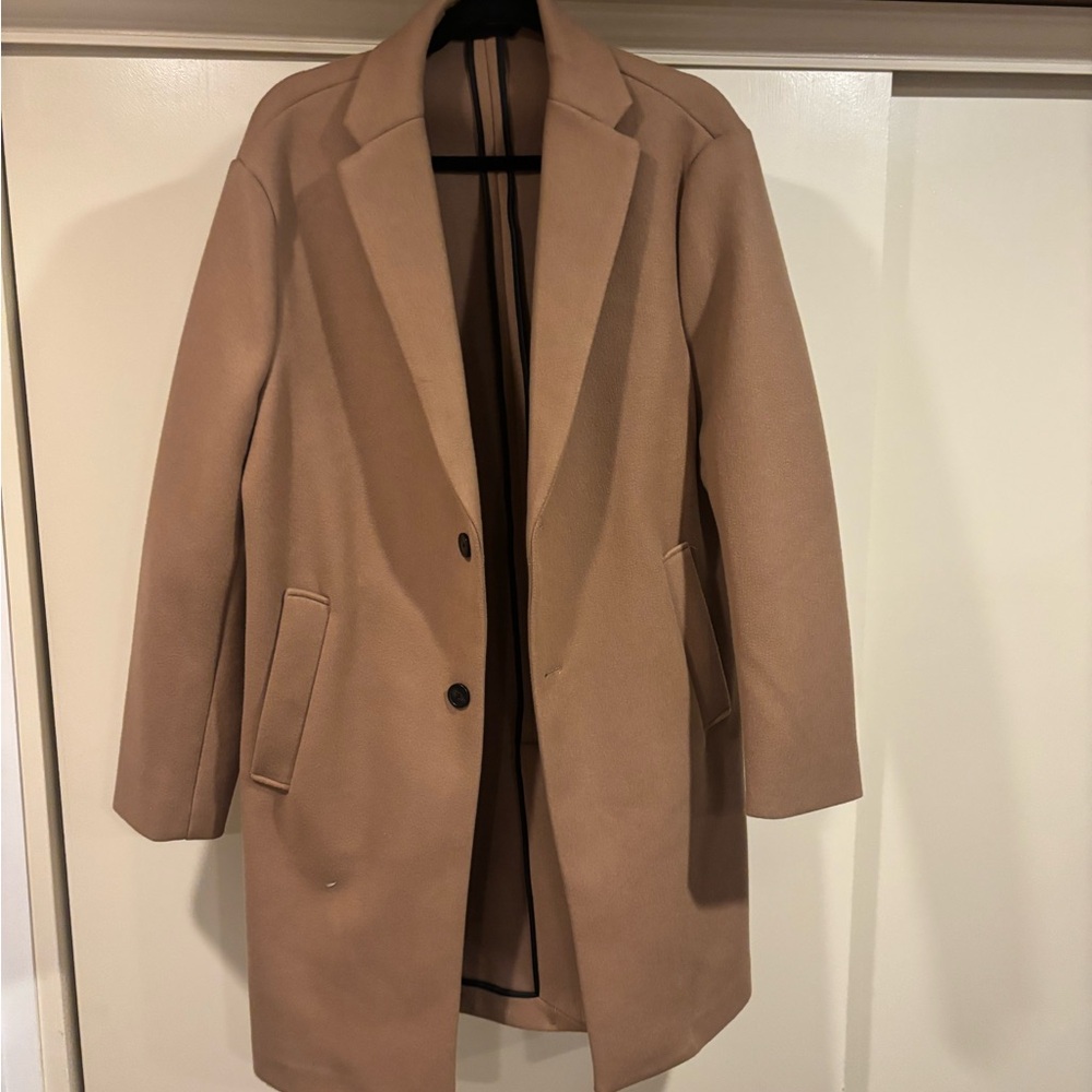 Stylish Tan Overcoat